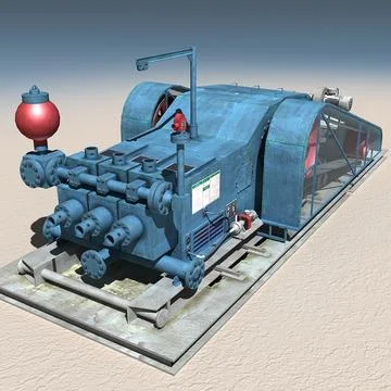 mud <a href='https://www.ruidapetroleum.com/product/49'>pump</a> 3d model factory